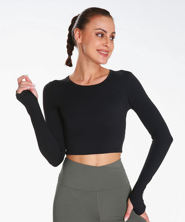 Posh Cropped Long Sleeve